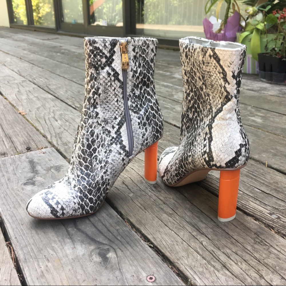 High heeled booties